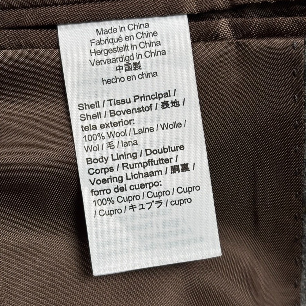 J Crew Ludlow Sport Coat Mens 38R Gray Glen Plaid Irish Wool Magee of Donegal - Picture 13 of 15